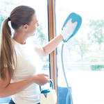 Produktbild fr 'Kompakter Dampfreiniger: Schnelle, hygienische Reinigung in 15 Sekunden'