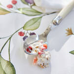 Produktbild f�r 'Abwaschbare Tischdecke mit Bl�tter Dessin Faserschutz'