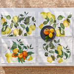 Produktbild f�r 'Fruchtig frisch: Original italienische Leinenservietten'