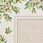 Produktbild fr 'Tischdecke: Mediterrane Oliven-Tischwsche'