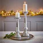 Produktbild f�r 'Kerzenst�nder - Glas mit feinem Strassring, f�r Stumpenkerzen'