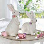 Produktbild f�r 'Handbemalte Osterhasen-Figur sitzend'