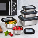 Produktbild fr 'Edelstahl Vorratsdose mit Deckelventil – rechteckig'