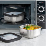 Produktbild fr 'Edelstahl Vorratsdose mit Deckelventil – rechteckig'