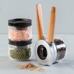 Produktbild fr 'Gewrzmhle mit Keramikmahlwerk - ein- und zweihndig verwendbar'