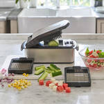 Produktbild f�r 'Edelstahl-Gem�seschneider f�r W�rfel und Stifte - extrascharfe Klingen'