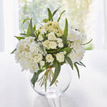 Produktbild f�r 'Biedermeierstrau� in zeitlosem Wei�'