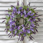 Produktbild f�r 'Handgebundener Lavendelkranz'