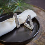 Produktbild fr 'Weihnachtliche Serviettenringe in Tannenbaum-Form, Serviettenschnallen, Tischdekoration, Papierserviettenhalter'