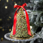 Produktbild fr '3D-Schokoladen-Tannenbaum (70 %) mit Pistazien-Hlle - 350 g'