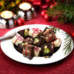 Produktbild fr 'Handgefertigte Edel Petits Fours mit Weihnachtsmotiven'