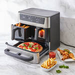 Produktbild f�r 'Cusinart Doppel-Hei�luftfritteuse mit Ofenfach - 13,6 l Gesamtvolumen'