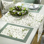 Produktbild f�r 'Tischsets: Zart und doch robust - Ateliergefertigte G�nsebl�mchen-Tischw�sche'