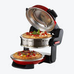 Produktbild fr 'Doppel-Pizzaofen: Zwei perfekte Pizzen in wenigen Minuten'