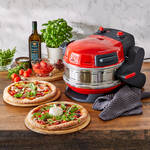 Produktbild fr 'Doppel-Pizzaofen: Zwei perfekte Pizzen in wenigen Minuten'