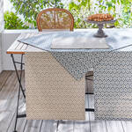 Produktbild f�r 'Elegante Jacquard-Tischl�ufer im grafischen Stil'