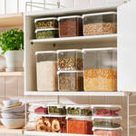 Produktbild fr 'Platzsparende Trockenvorratsbehlter mit Durchblick und Aromaschutz'