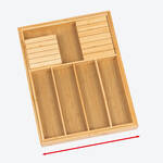 Produktbild fr 'Ausziehbarer Besteckeinsatz mit individuell platzierbaren Messerblcken'