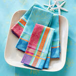 Produktbild f�r 'Baumwoll-Servietten Ozean, 4 St�ck, 50/50 cm'