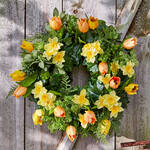 Produktbild f�r 'Exklusiver Blumenkranz in frischem Gelb'