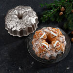 Produktbild fr 'Gussaluminium-Backform Weihnachtsmann -  24,5 cm, 9,5 cm hoch'