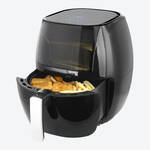 Produktbild fr 'Innovative Sichtfenster-Heiluftfritteuse: Fettarme, saftige Speisen in 20 Minuten'