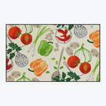 Produktbild fr 'Kchenspezial- und Sauberlaufmatte im exklusiven Gemse-Design schont Bden und Gelenke'