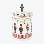 Produktbild fr 'Porzellan-Dose Nussknacker mit 2 Ebenen'