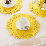 Produktbild fr 'Runde Tischsets: Farbenfrohe Acrylfilz-Sets schtzen empfindliche Oberflchen'