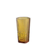 Produktbild fr 'Wasserglas: Mundgeblasenes Glas mit attraktivem Relief in strahlenden Farben'