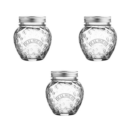 Produktbild fr '3er-Set: Kilner Marmeladen-Einmachglas'
