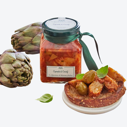Produktbild fr 'Artischocken-Caponata - sizilianische Gemse-Spezialitt, 300 g'