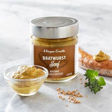 Produktbild f�r 'Bratwurst-Senf, grobk�rnig und w�rzig, 210 ml'