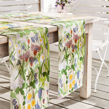 Produktbild f�r 'Chemin de table en tissu Ekelund - 35/120 cm'