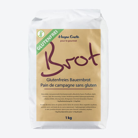 Produktbild fr 'Glutenfreies Bauernbrot - Backmischung 2x 1 kg'