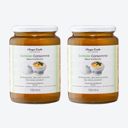 Produktbild fr 'Hagen Grote Gemse-Consomms - Aus Naturkraftbrhen schnell ohne Aufwand feine Suppen zaubern'