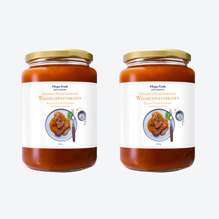 Produktbild fr 'Hagen Grote Gourmet-Klassiker: Wildschweinbraten – servierfertig zubereitet'