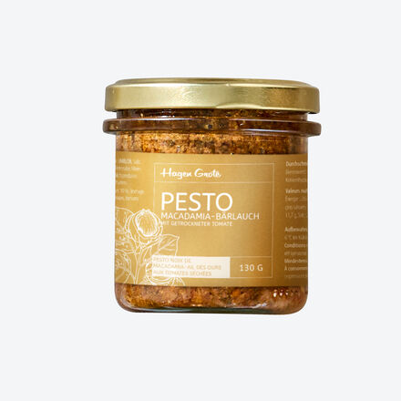 Produktbild f�r 'Hagen Grote Macadamia-B�rlauch-Pesto mit getrockneter Tomate, 130 g'