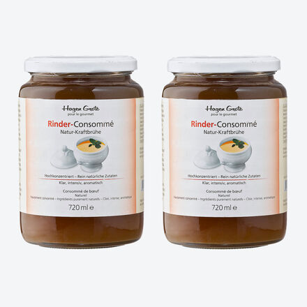 Produktbild fr 'Hagen Grote Rinder-Consomms - Aus Naturkraftbrhen schnell ohne Aufwand feine Suppen zaubern'