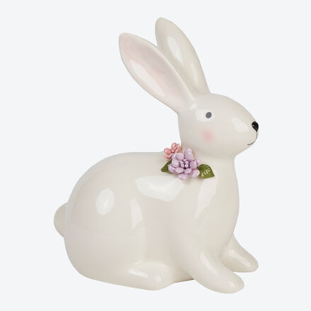 Produktbild f�r 'Handbemalte Osterhasen-Figur sitzend'