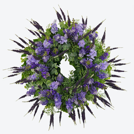 Produktbild f�r 'Handgebundener Lavendelkranz'