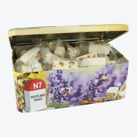 Produktbild fr 'Nougat aus Montlimar - Retro-Dose, 400 g'