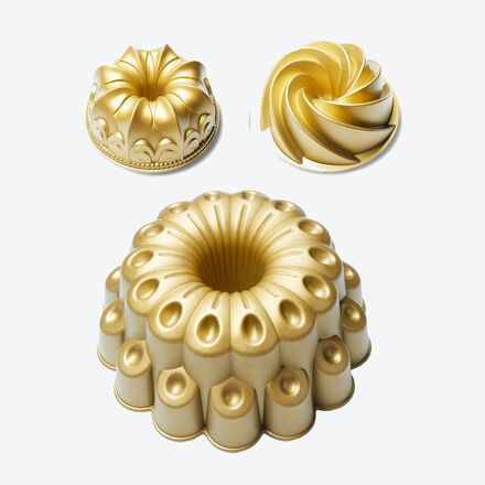 Produktbild f�r 'Premium Backformen-Set &ndash; 3-teilig, Gussaluminium & Antihaft'