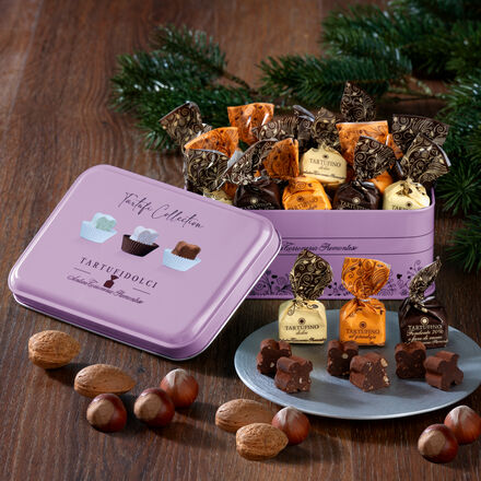 Produktbild fr 'Tartufi-Mischung: Kstliche Schokoladentrffel mit Haselnssen aus dem Piemont, Schokolade, Trffelpralinen, Tartufo'