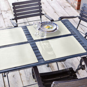 Produktbild fr 'Tischsets: Wetterfeste, fleckenabweisende Garten- und Terrassen-Tischwsche'
