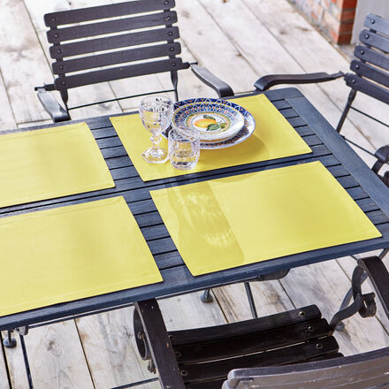 Produktbild fr 'Tischsets: Wetterfeste, fleckenabweisende Garten- und Terrassen-Tischwsche'