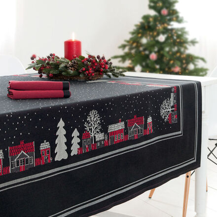 Produktbild fr 'Tischtcher: Schwedische Wintermrchen-Tischwsche'