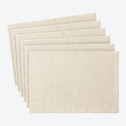 Produktbild f�r 'Unifarbene Basis-Tischsets mit Fleckschutz'