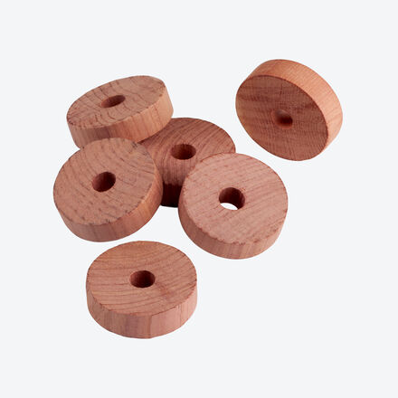 Produktbild f�r 'Zedernholzringe sch�tzen wertvolle Textilien vor Motten'