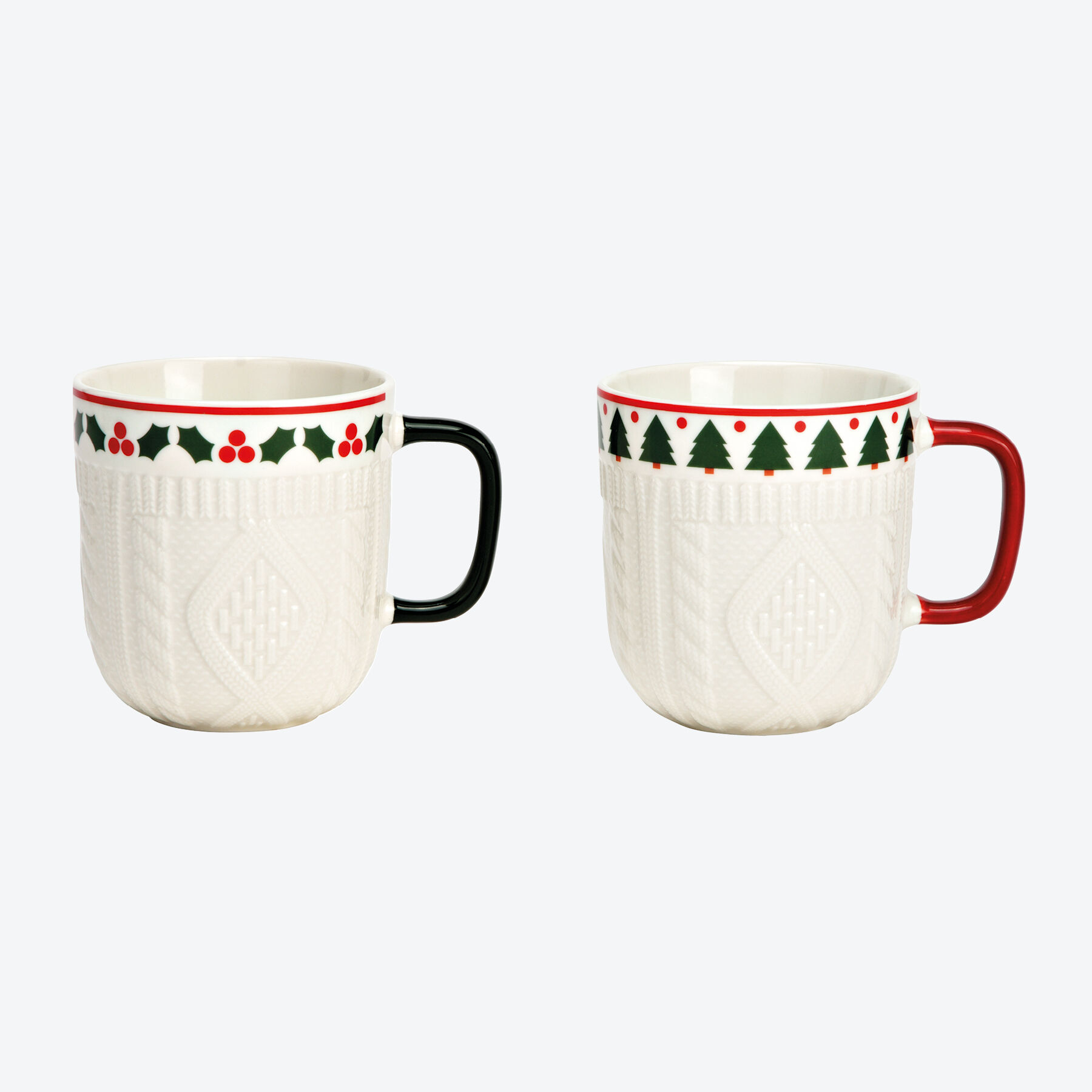 Mini Strickschals Weihnachtsdekoration - 60 Stück Für Puppen & Deko